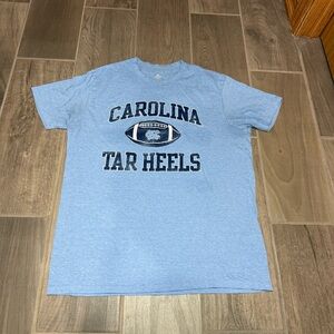 UNC Carolina Tar Heels Football Blue T-Shirt Men’s Large NCAA Short Sleeve